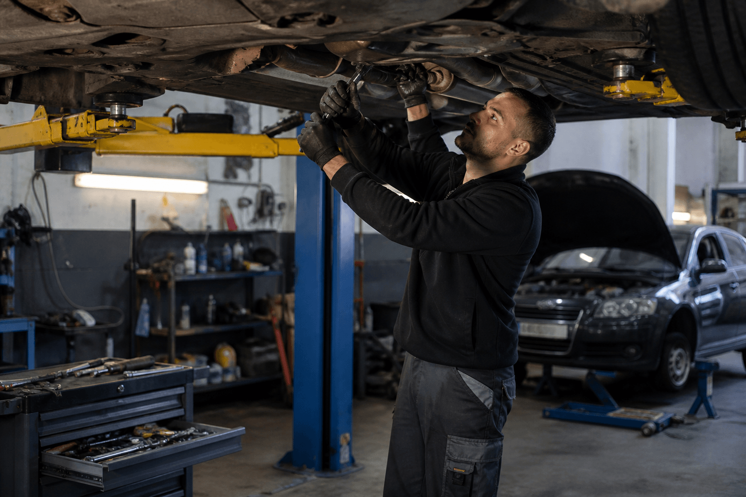 Auto Workshop — web layout