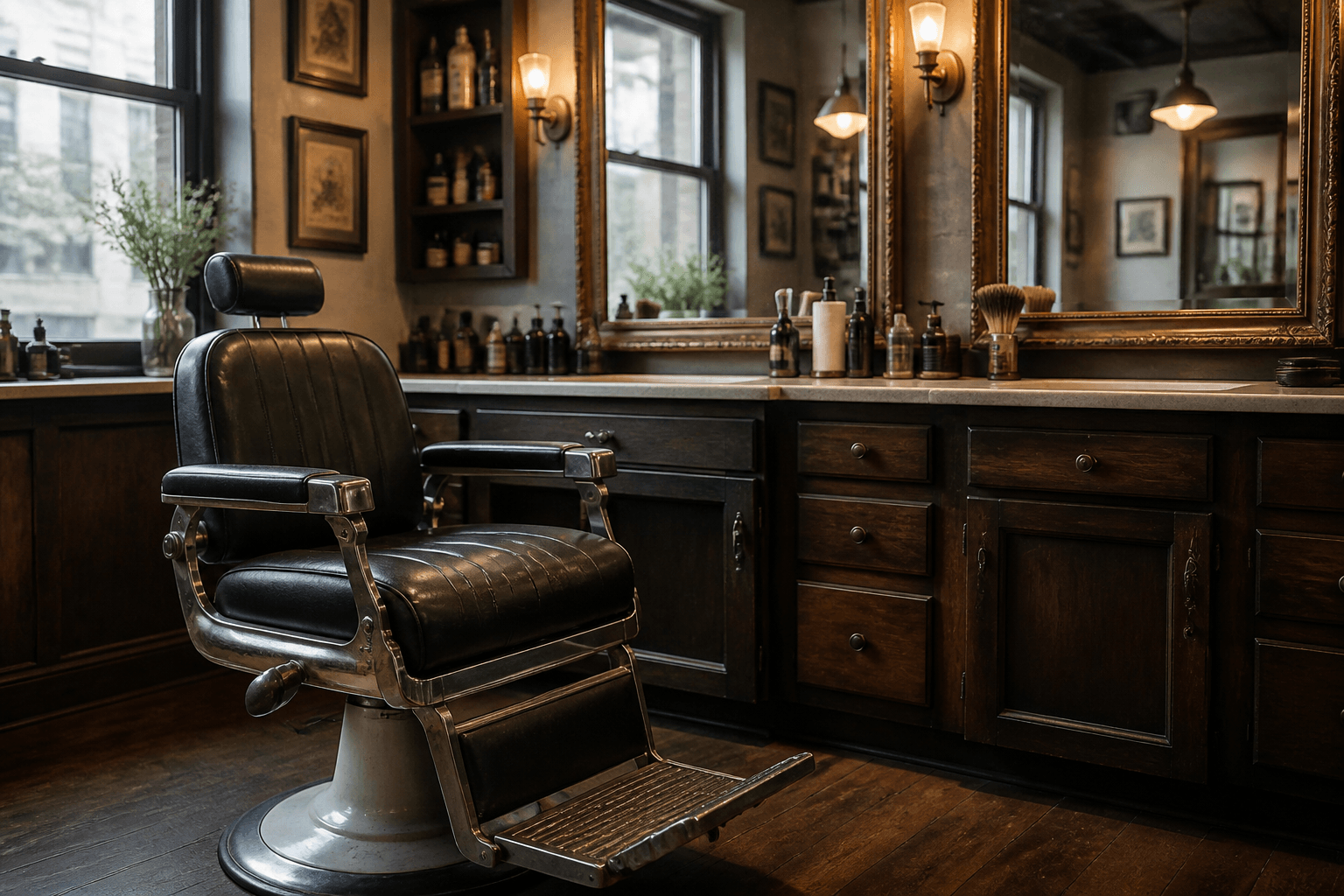 Barber Chair — web layout