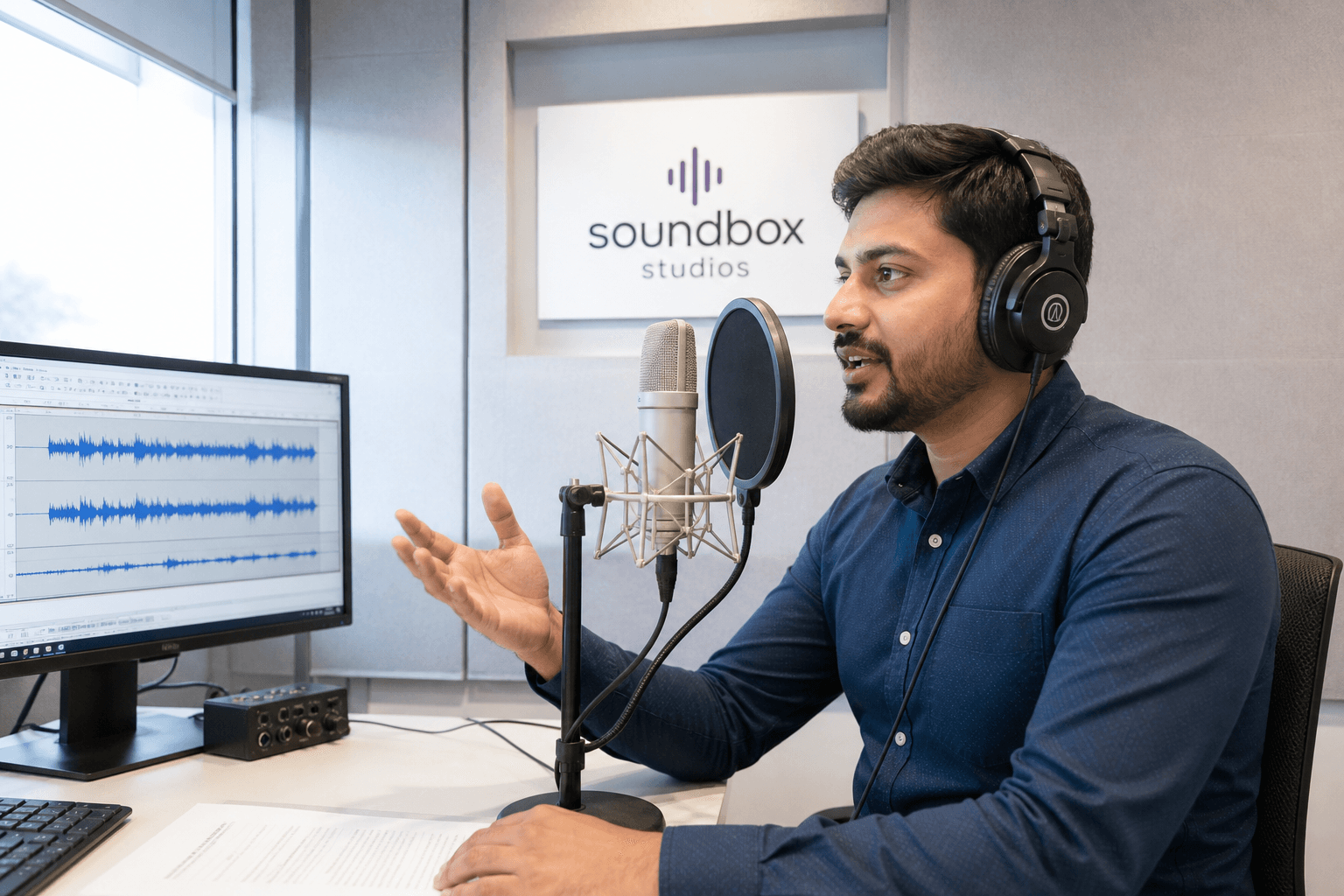 Voice Over — Studio VO for ads, explainers, and films.