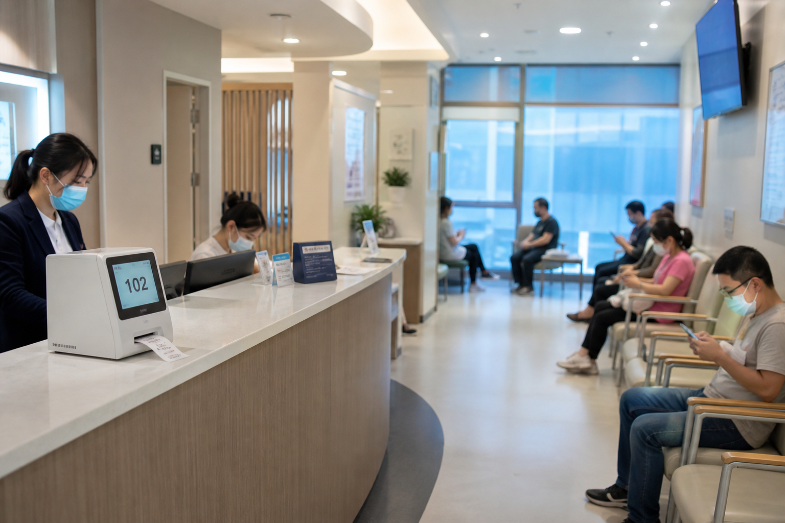 Clinic front desk
