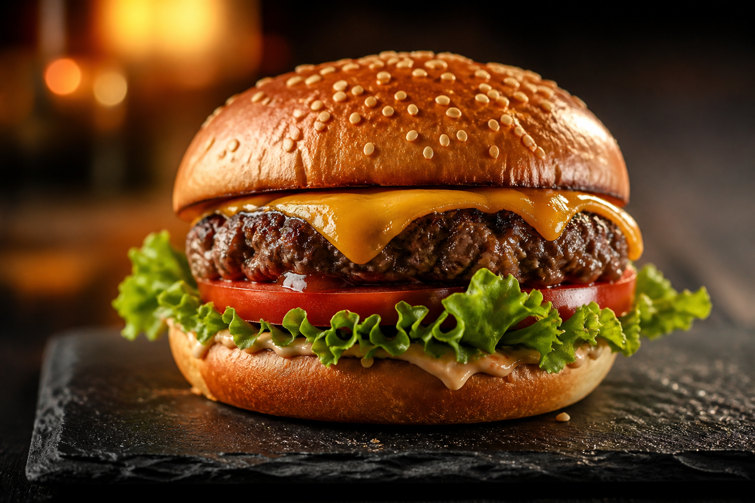 Grill House lunch burger