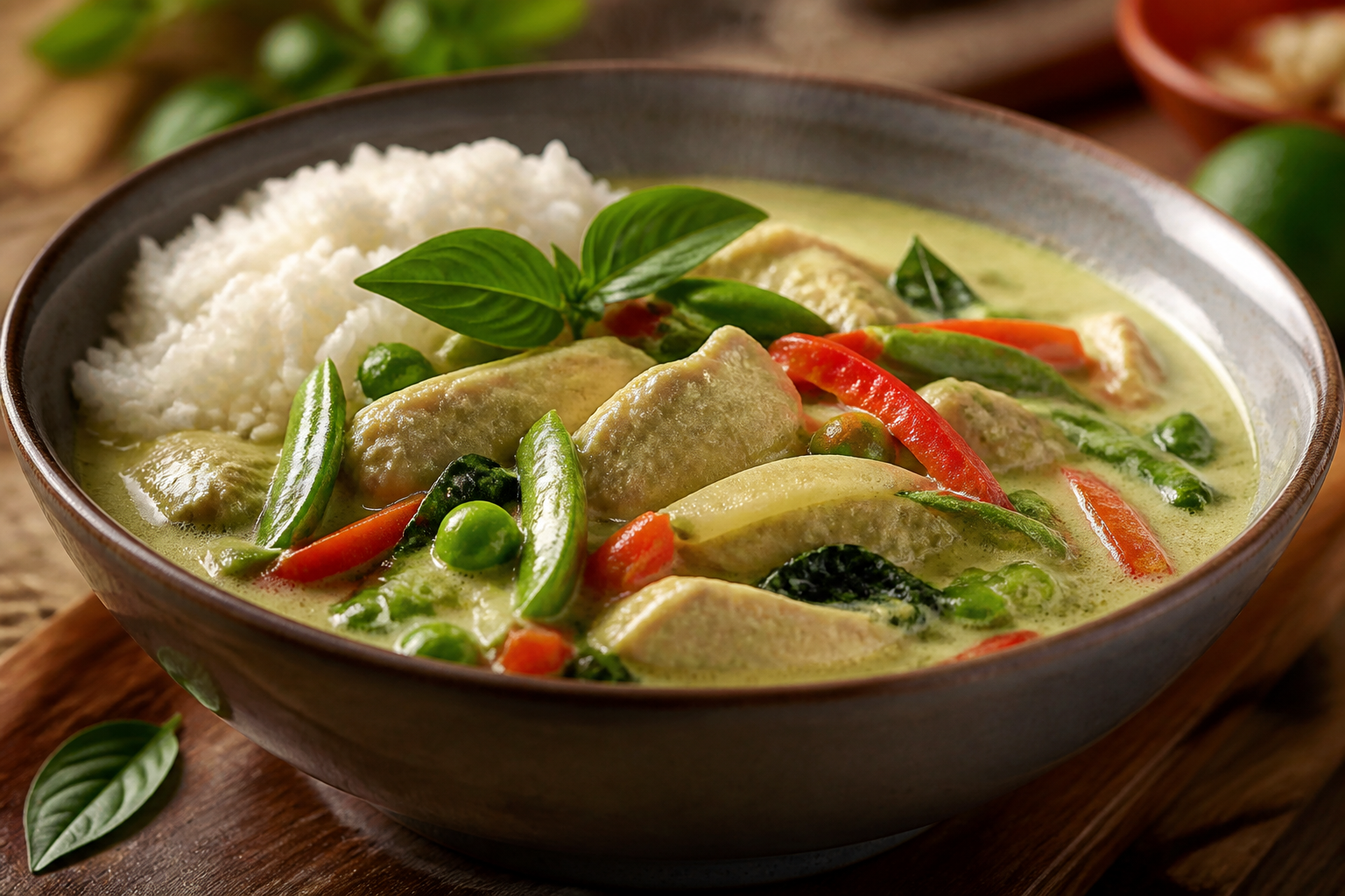 Thai green curry · photo 1