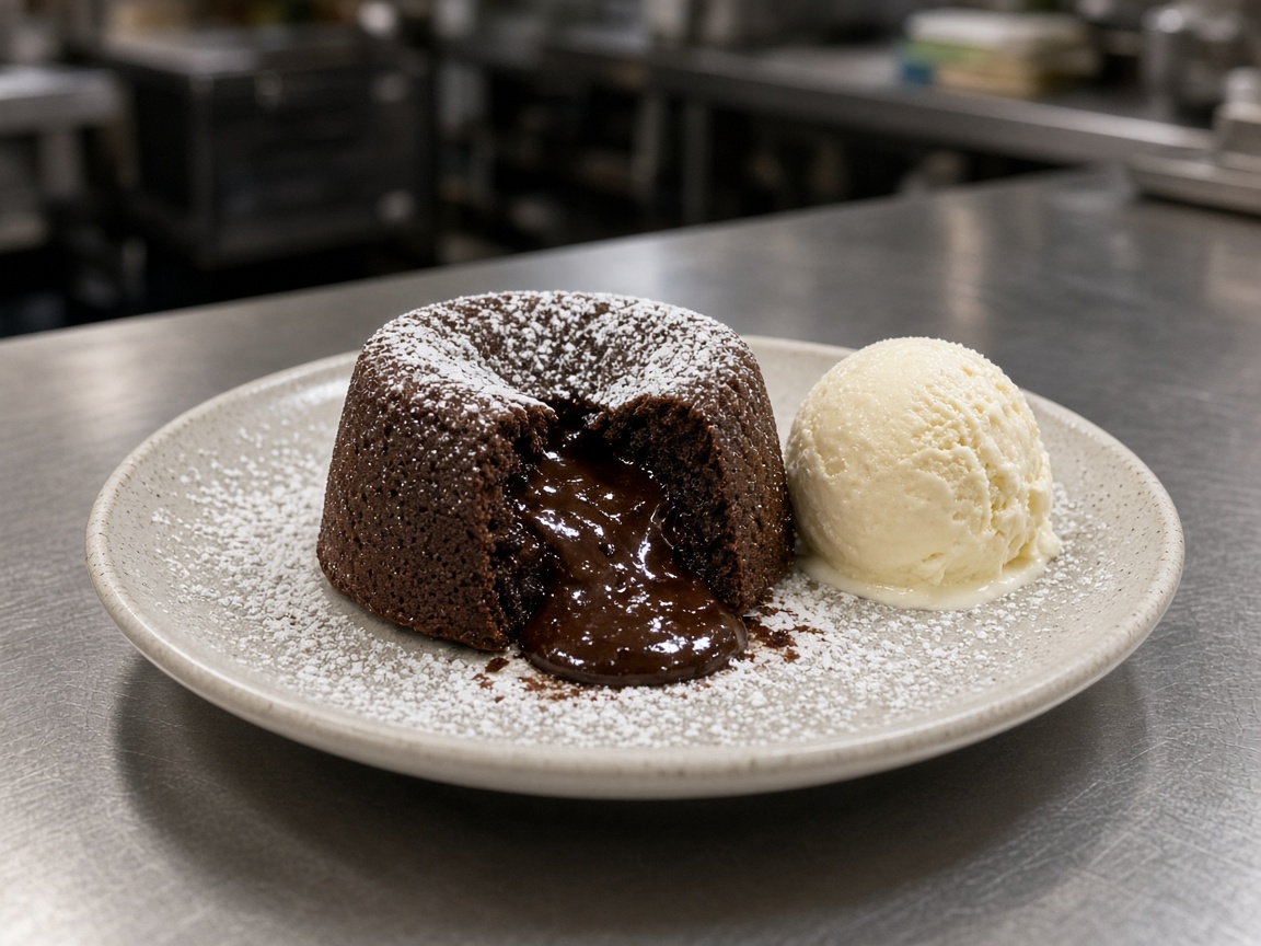 Chocolate lava cake · photo 1