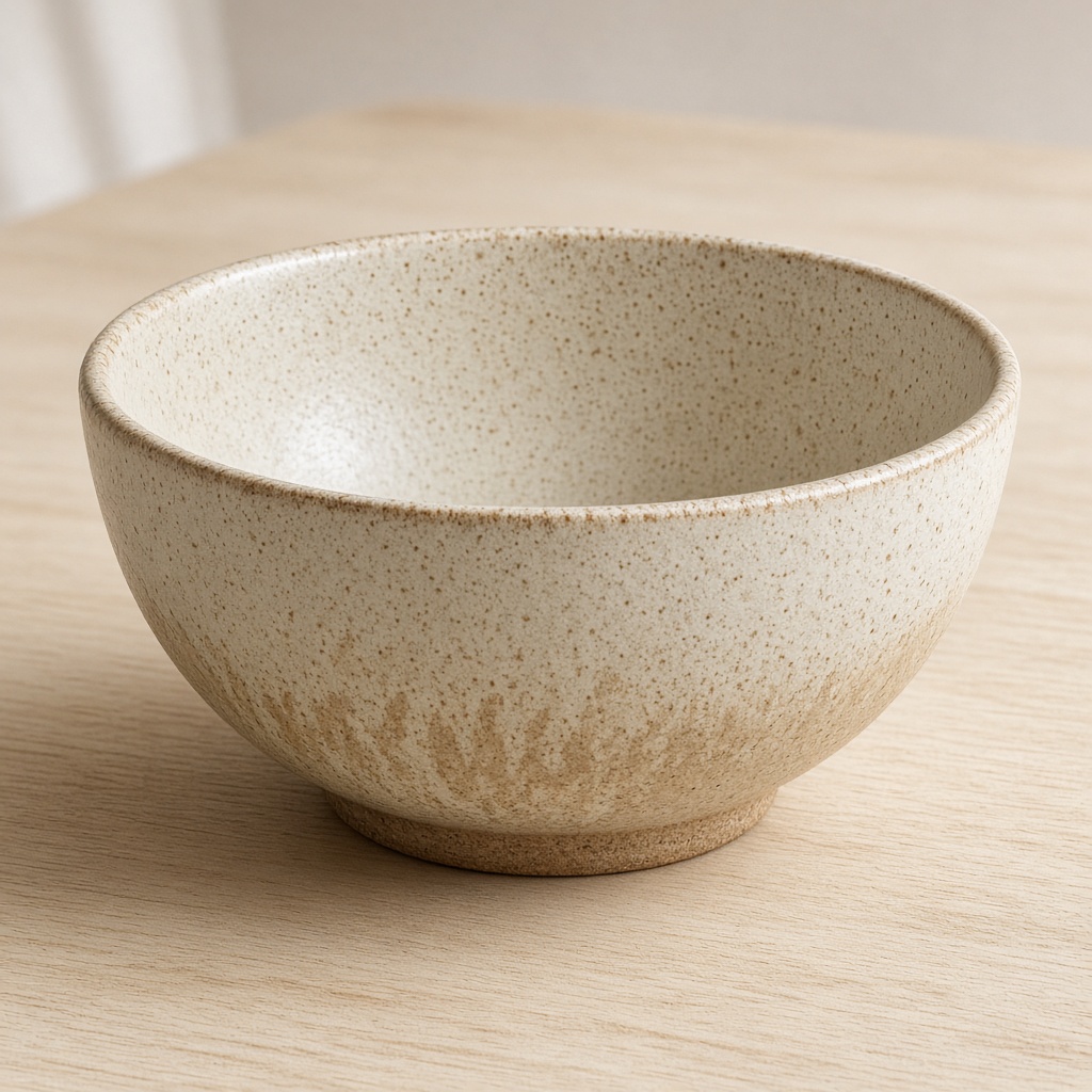 Speckled serving bowl