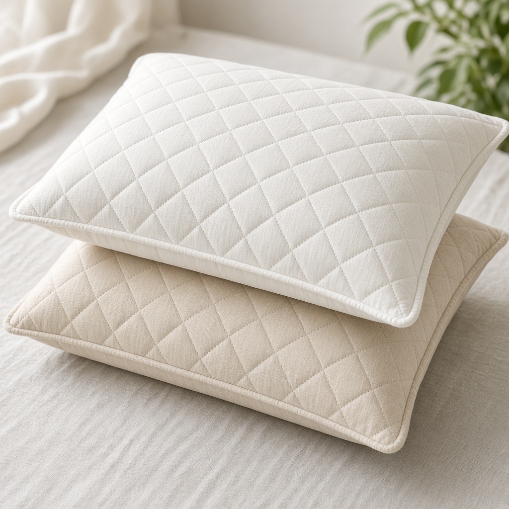 Quilted sham pair