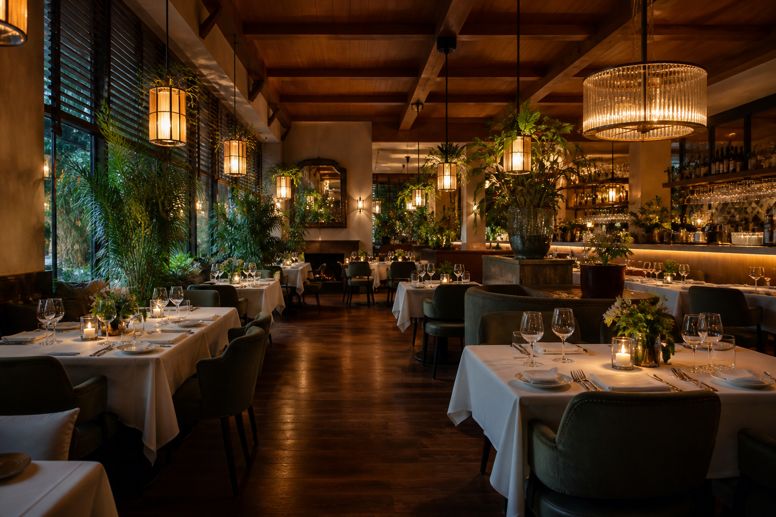 Restaurant dining room