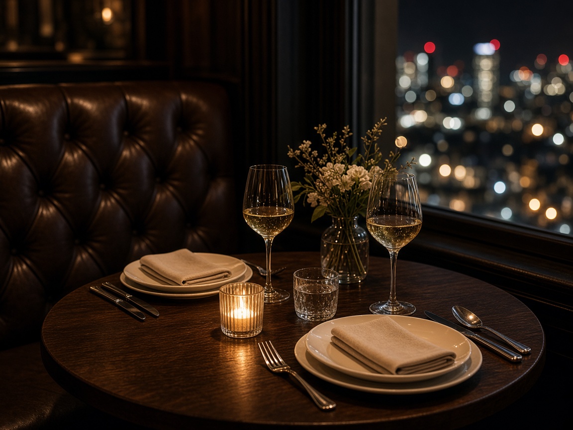 Candlelit booth · photo 1